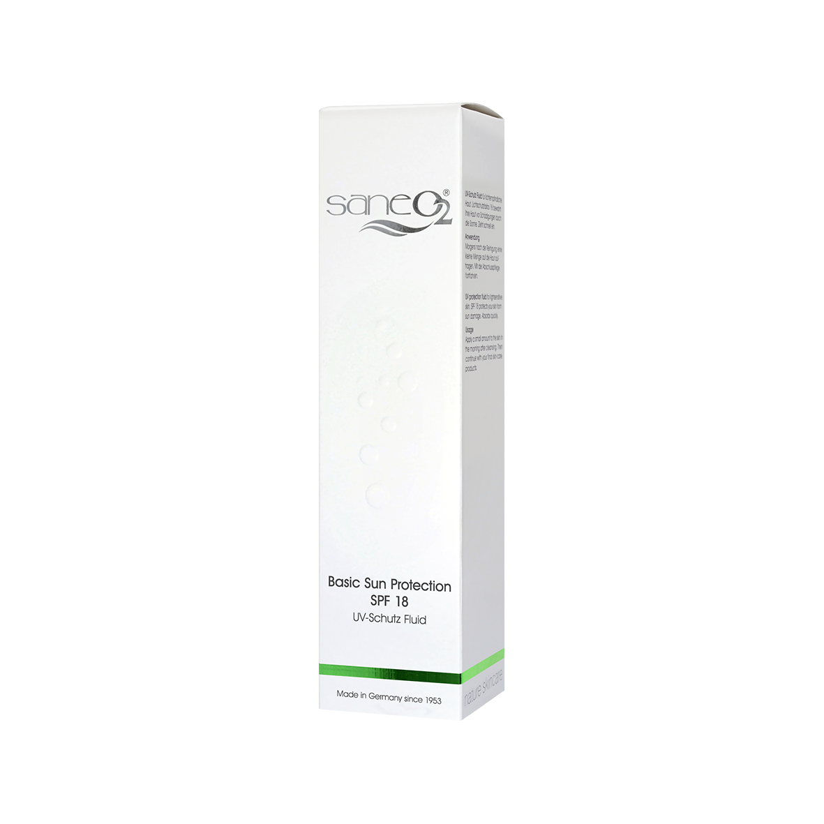 SaneO2® Basic Sun Protection SPF18 - Sonnenschutz
