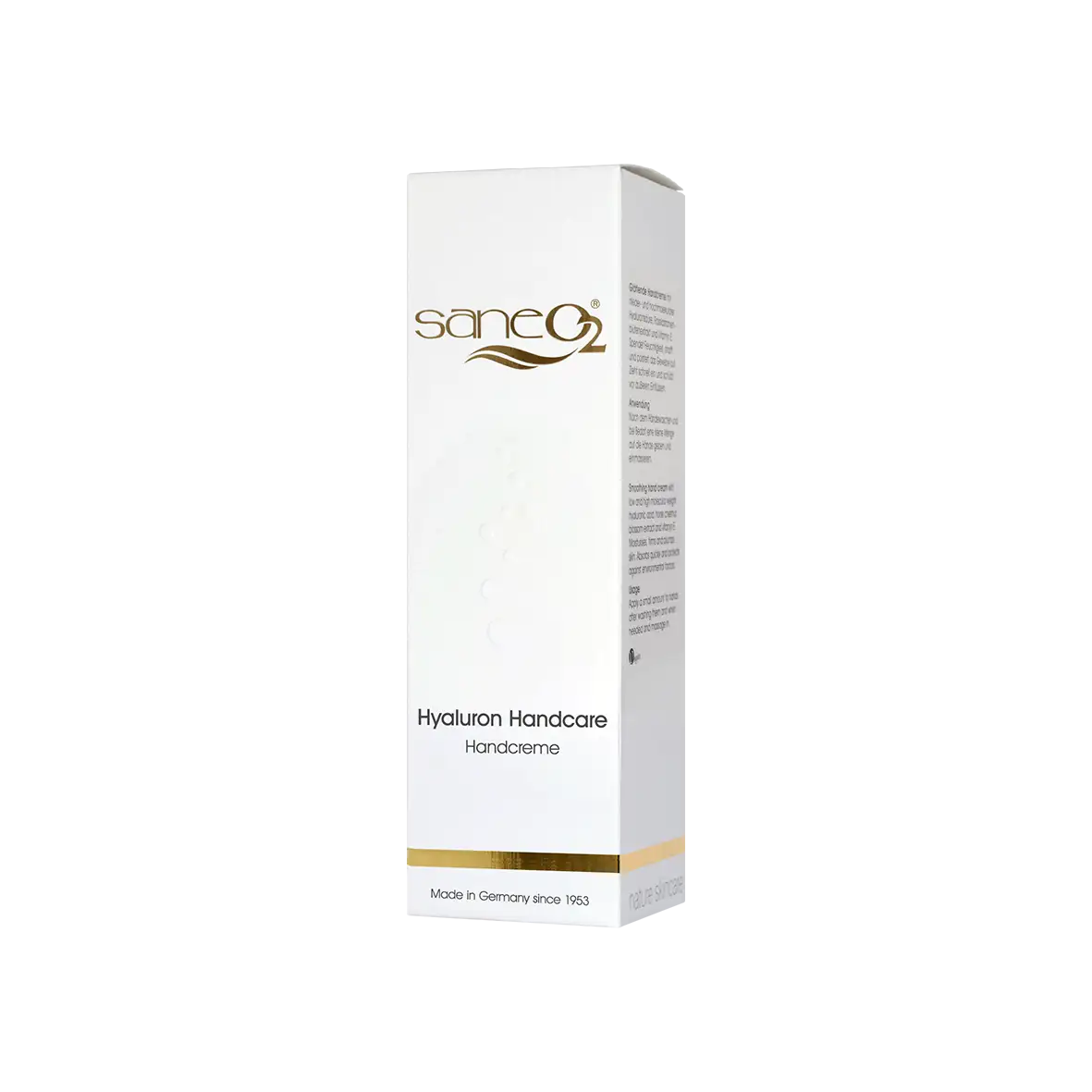 SaneO2® Hyaluron Handcare - Handcreme