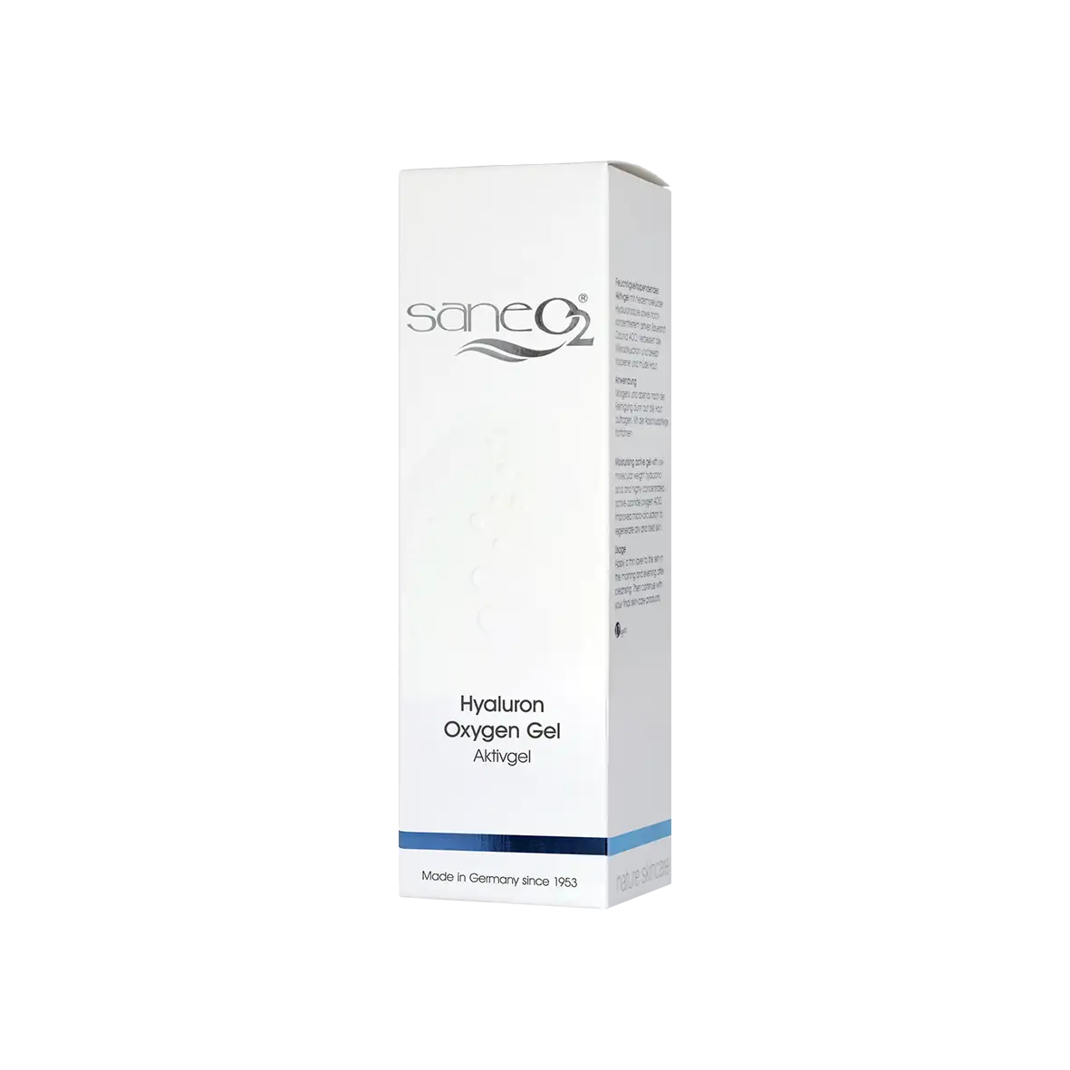 SaneO2® Hyaluron Oxygen Gel - Aktivgel